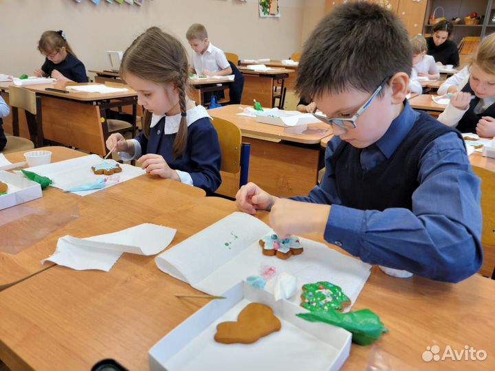 Мастер класс для детей роспись пряников