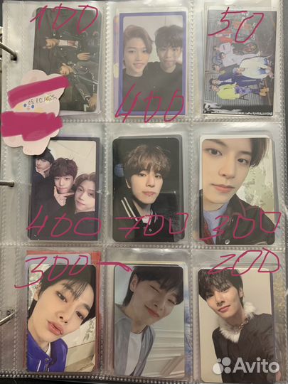 Карты stray kids txt seventeen xh ateez