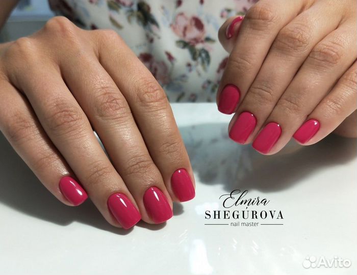 Маникюр покрытие ногтей гелем лаком