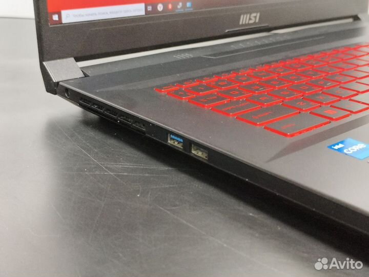 Игровой ноутбук 17,3 MSI i5-11260H RTX