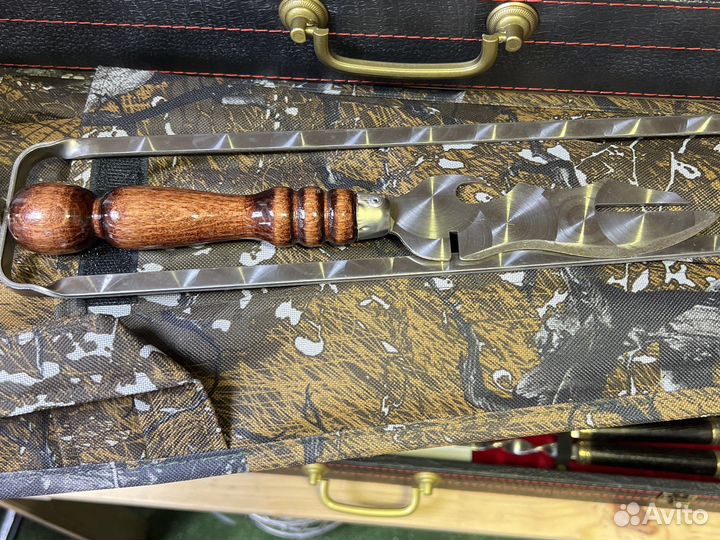 Набор шампуров в чехле подарочный