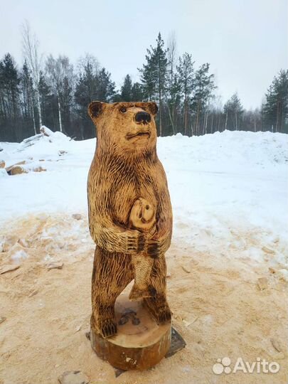 Медведь садовая фигура