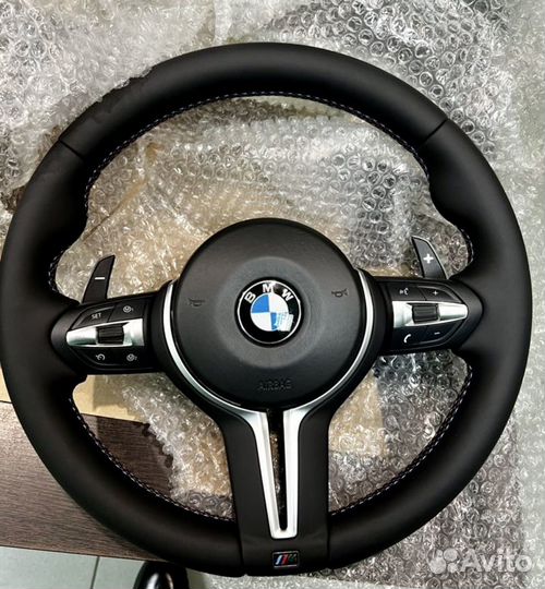 Новый М руль с подогревом bmw 5 f10, f01,f12,Е70