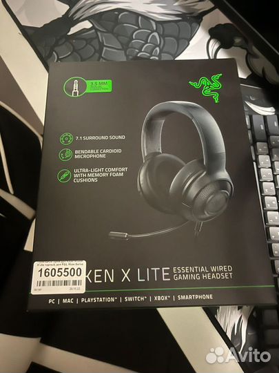 Проводная гарнитура Razer Kraken X Lite