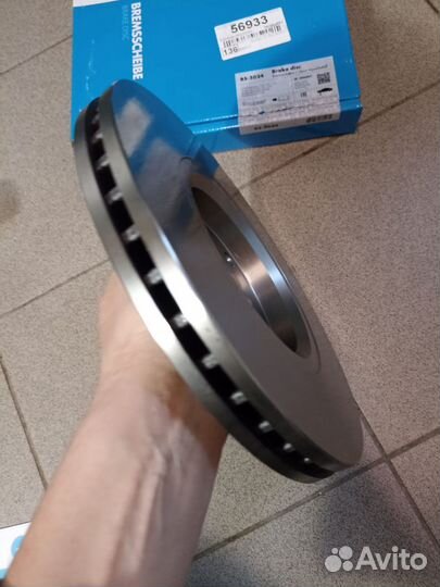 Диск тормозной передний Peugeot 308