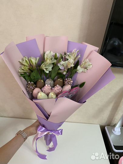 Букет клубника в шоколаде