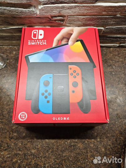 Nintendo switch oled 512 gb +1000 игр чип