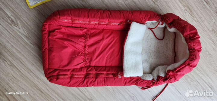 Зимний конверт в коляску