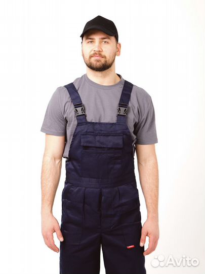 Полукомбинезон профессионал синий