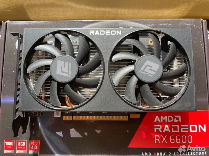 Видеокарты rx 6600 PowerColor. Гарантия