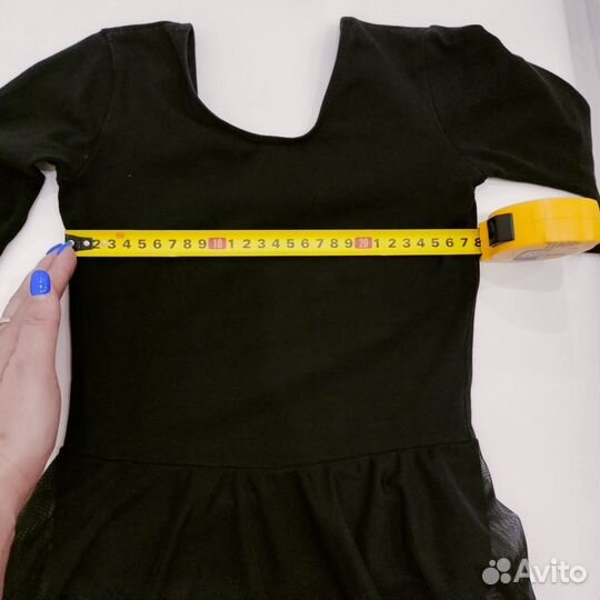 Купальник гимнастический с юбочкой