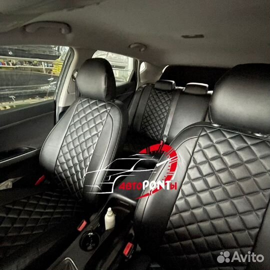 Чехлы на сиденья Kia Ceed Эко кожа ромб