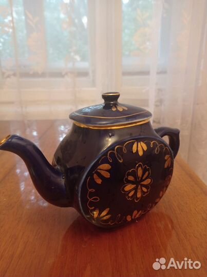 Чайник заварочный СССР Гжель