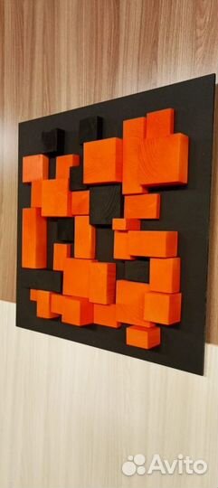 Панно из массива дерева