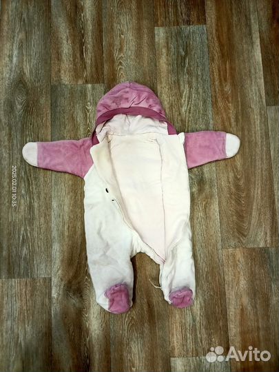 Утеплённый комбинезон 68