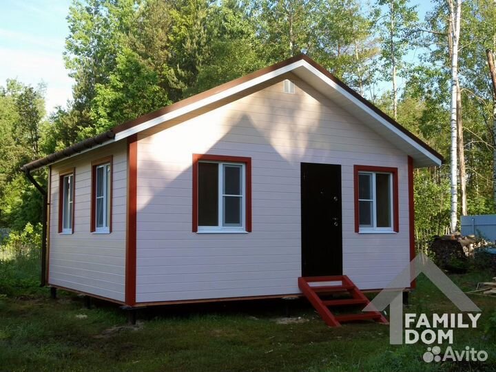 Каркасный дом 6*6