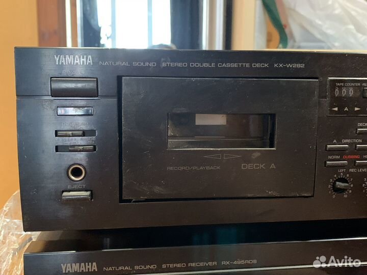 Ас Yamaha RX495RDS + Yamaha Cassette Deck KXW282