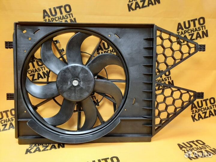 Вентилятор двигателя с кожухом Polo, Fabia, Rapid