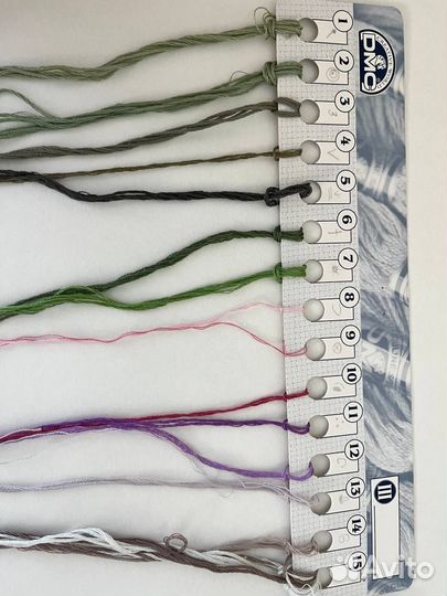 Вышивка крестиком набор остатки