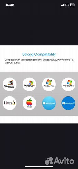 USB Wi-Fi Адаптер 2.4Ghz 150-300мбит
