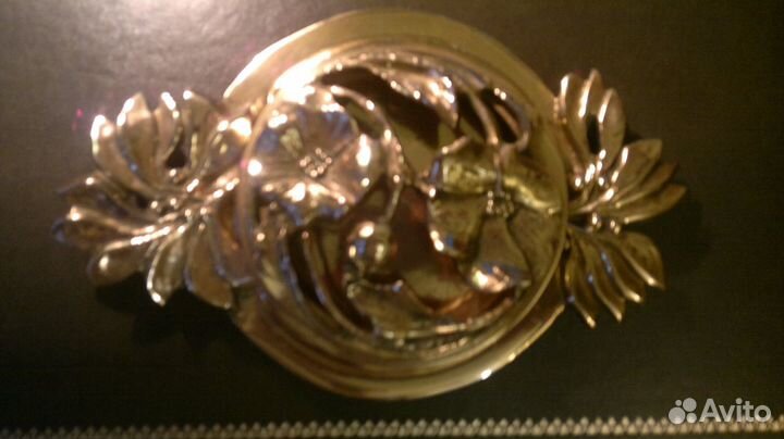 Пепельница. Ручной работы. Старая. Маки