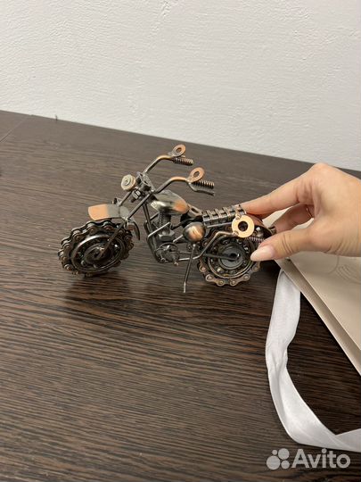 Железный мотоцикл из китая ручная работа
