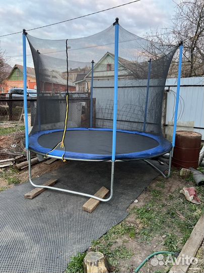 Батут с сеткой