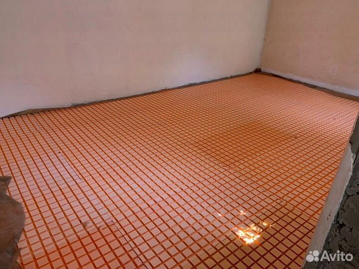 Теплый пол (мат пенопласт)