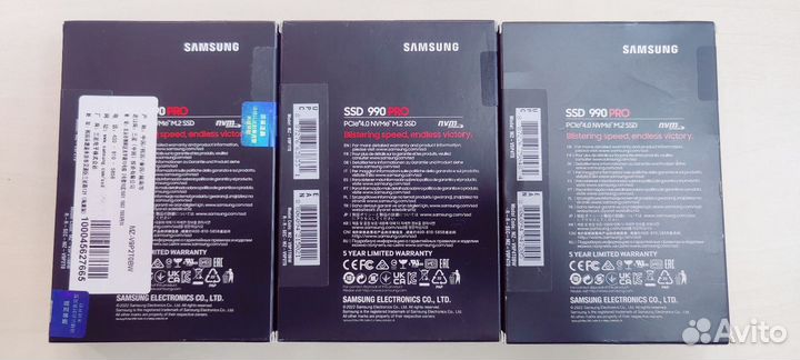 SSD Samsung 1Tb 2Tb 4Tb DDR5 PC5 5600Mhz оригинал