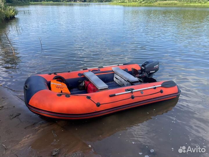 Лодка пвх Reef 335 с мотором Yamaha 9,9