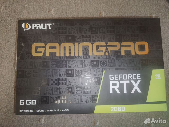 Видеокарта palit rtx 2060