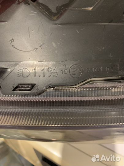 Передняя левая фара на LADA granta fl