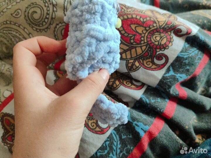 Вязаная птица ручная работа