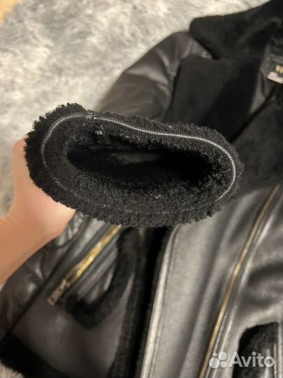 Дубленка натуральная женская 46