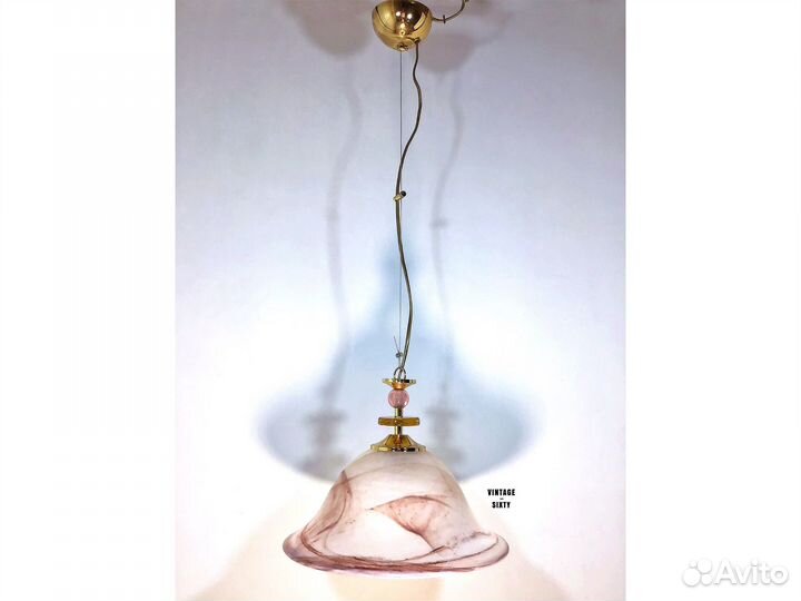 Светильник подвесной винтажный Италия 80-90-е гг