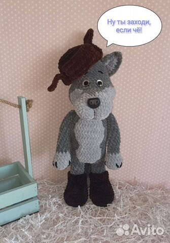 Волк ручная работа