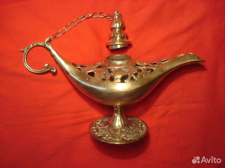 Лампа Антикварная Волшебная Алладина 26см Египет