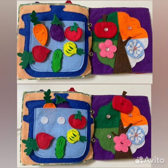 Книга из фетра для малышей