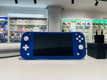 Прошитая Nintendo Switch Lite Синяя Б/У 128gb