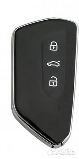 Чехол на ключ Volkswagen / Фольксваген металл black