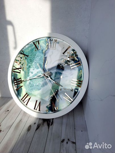 Изделия из эпоксидной смолы Часы 30-70 см