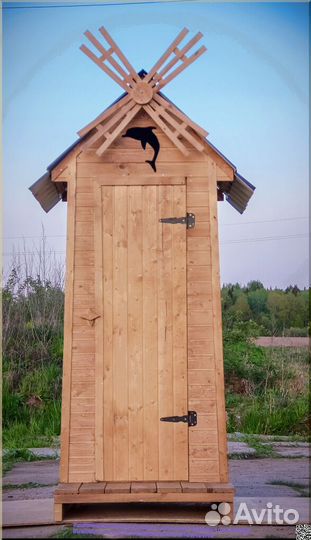 Уличный туалет с установкой ART133