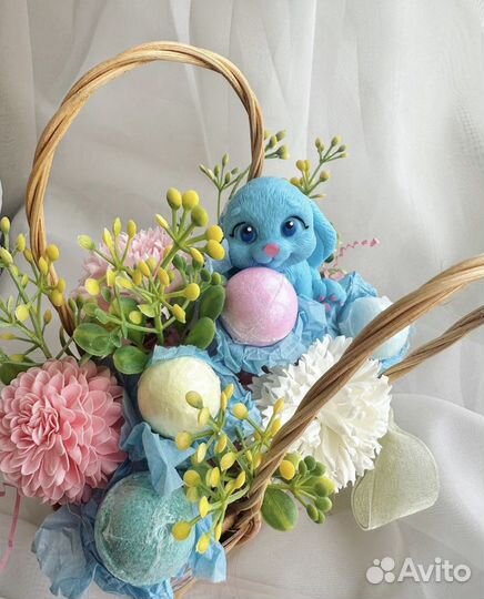 Подарок на пасху мыло цветы