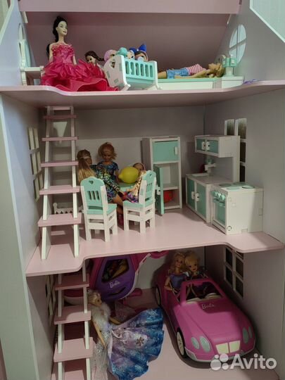 Детский кукольный домик (дерево)