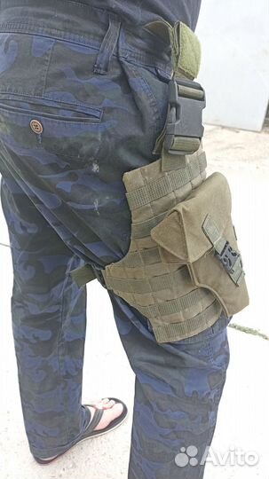 Набедренная разгрузка с пистолетный подсумком