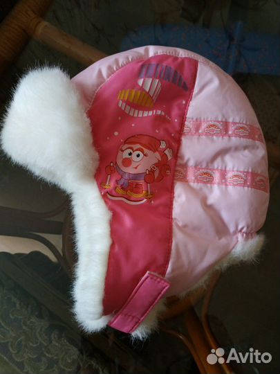 Шапка теплая для девочки