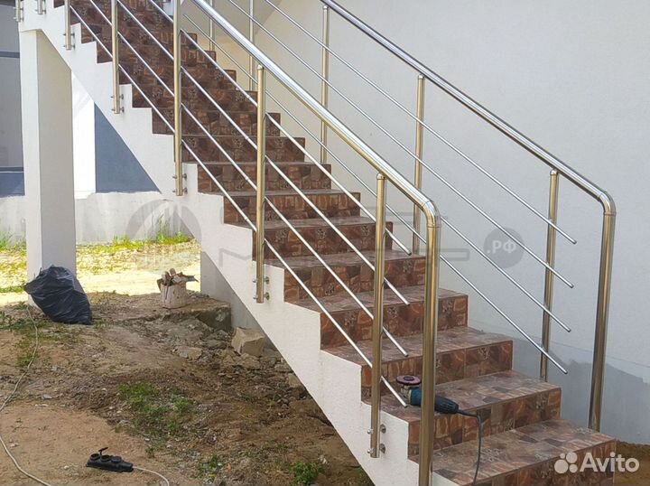 Перила ограждения из нержавеющей стали