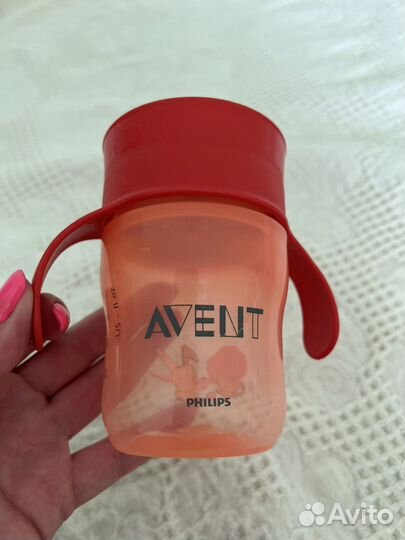 Поильник непроливайка avent