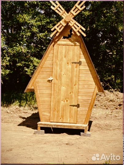 Уличный туалет домик с установкой гхп 812