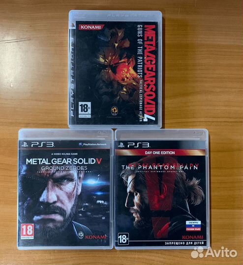 PlayStation 3 серия игр Metal Gear Solid